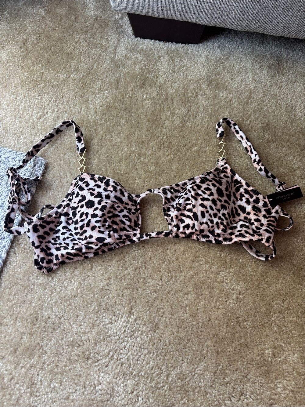Leopard Print VS Swim Top